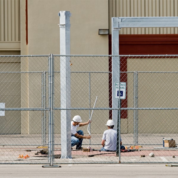 how long can i rent the temporary fence for my construction site or event in Elwin IL